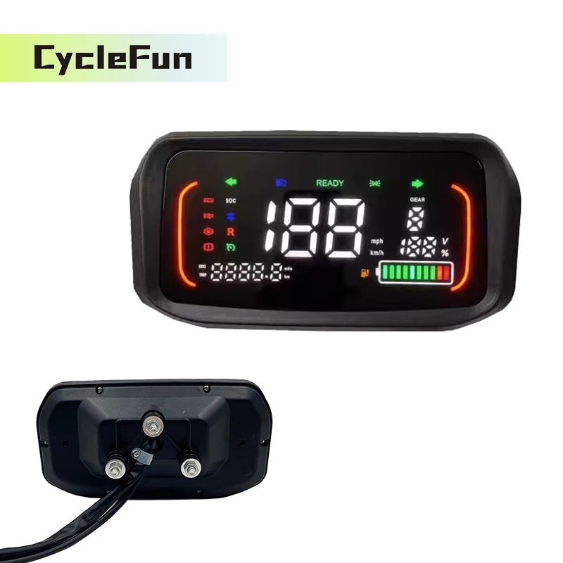 48 В 60 В 72 В 84 В 96 В 108 В однолинейный скоростной ЖК-дисплей спидометра для контроллера Fardriver или Votol
48 В 60 В 72 В 84 В 96 В 108 В однолинейный скоростной ЖК-дисплей спидометра для контроллера Fardriver или Votol