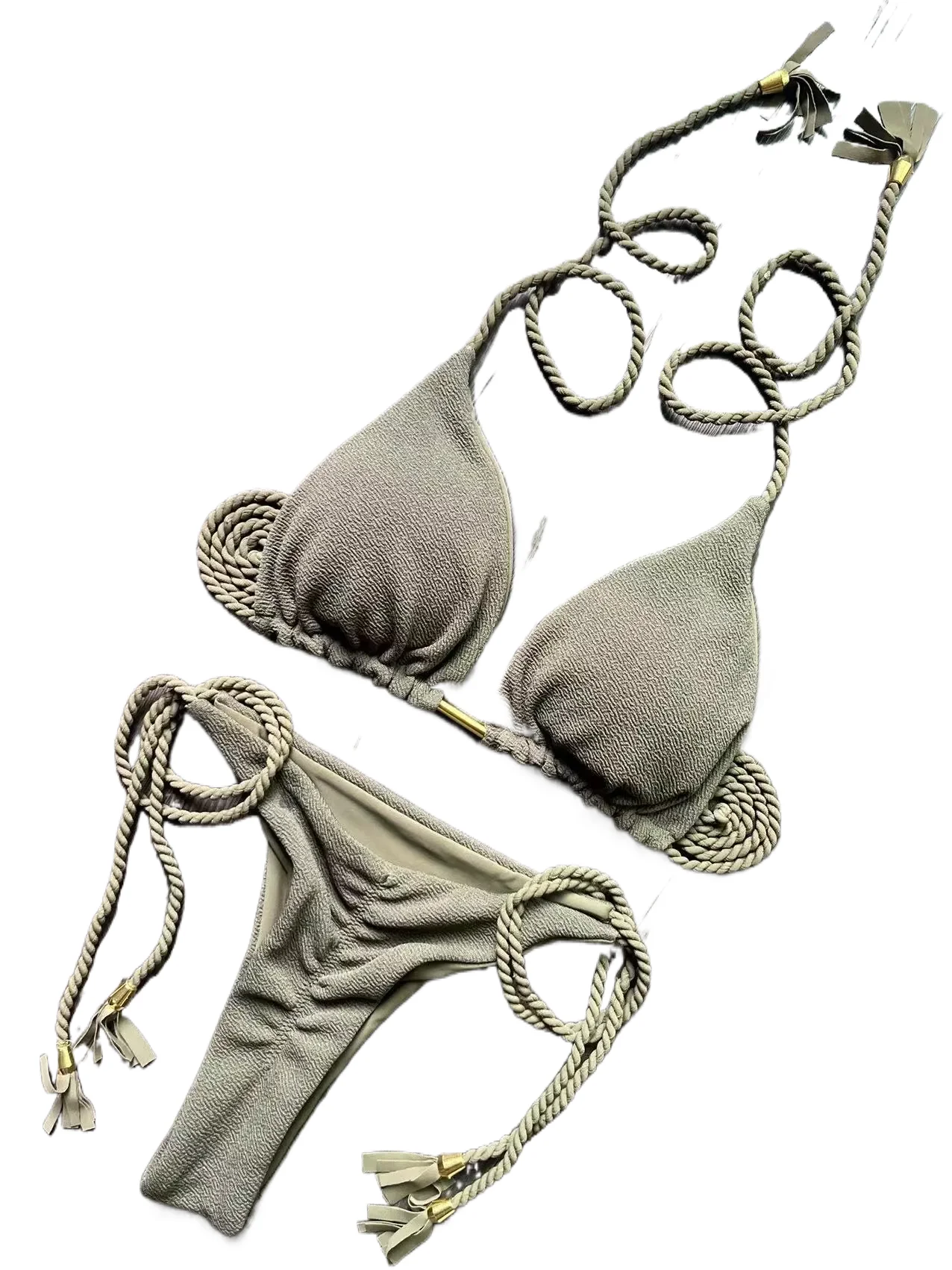 RUOTONSEPT Sexy Braiding rope Bandage Bikini Set Women's Swimsuit Two-piece Triangle Swimwear Bathing Suit Brazilian Biquinis
RUOTONSEPT Sexy Braiding rope Bandage Bikini Set Women's Swimsuit Two-piece Triangle Swimwear Bathing Suit Brazilian Biquinis
