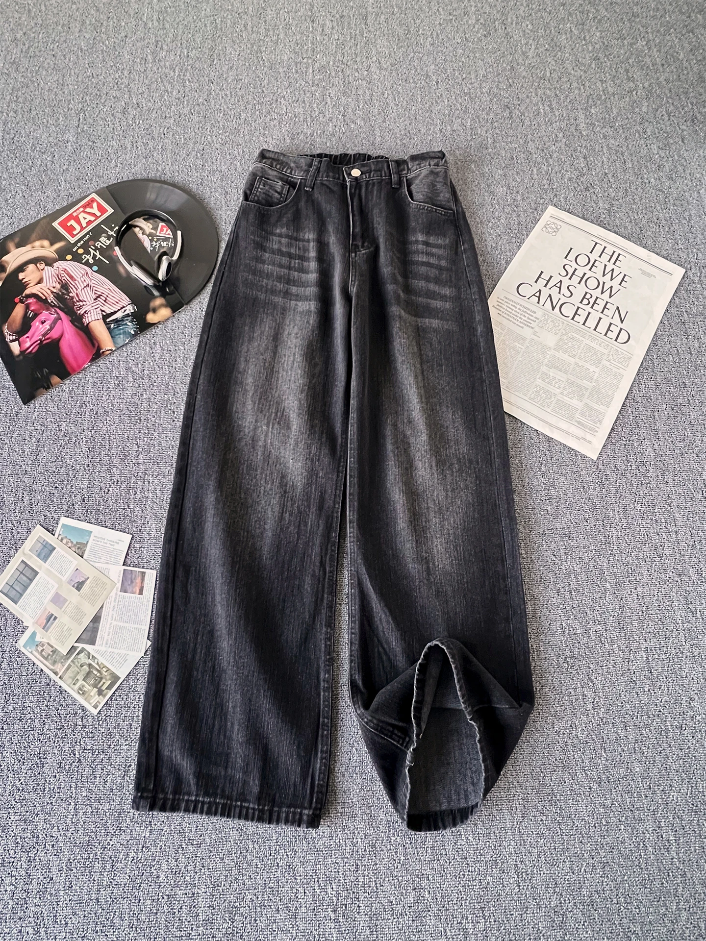 American High Street Men's Denim Pants Thiened Bamboo Fiber Loose Wide Leg Knife Bla Fce Lined Casual Trousers
American High Street Men's Denim Pants Thiened Bamboo Fiber Loose Wide Leg Knife Bla Fce Lined Casual Trousers