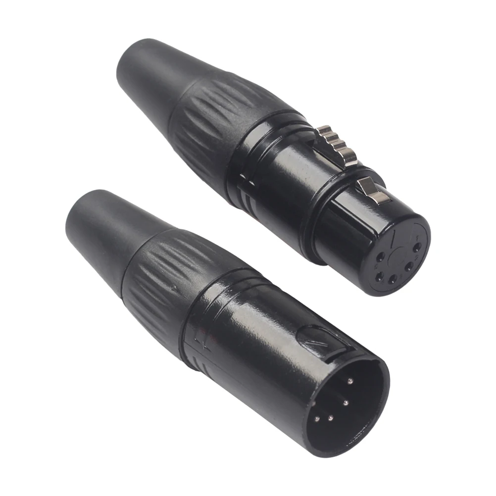 5 Pin XLR Male to Female Audio Adapter Silver Plated Copper Connector Microphone Cables DMX Tip Plug Converter Stage Audio
5 Pin XLR Male to Female Audio Adapter Silver Plated Copper Connector Microphone Cables DMX Tip Plug Converter Stage Audio
