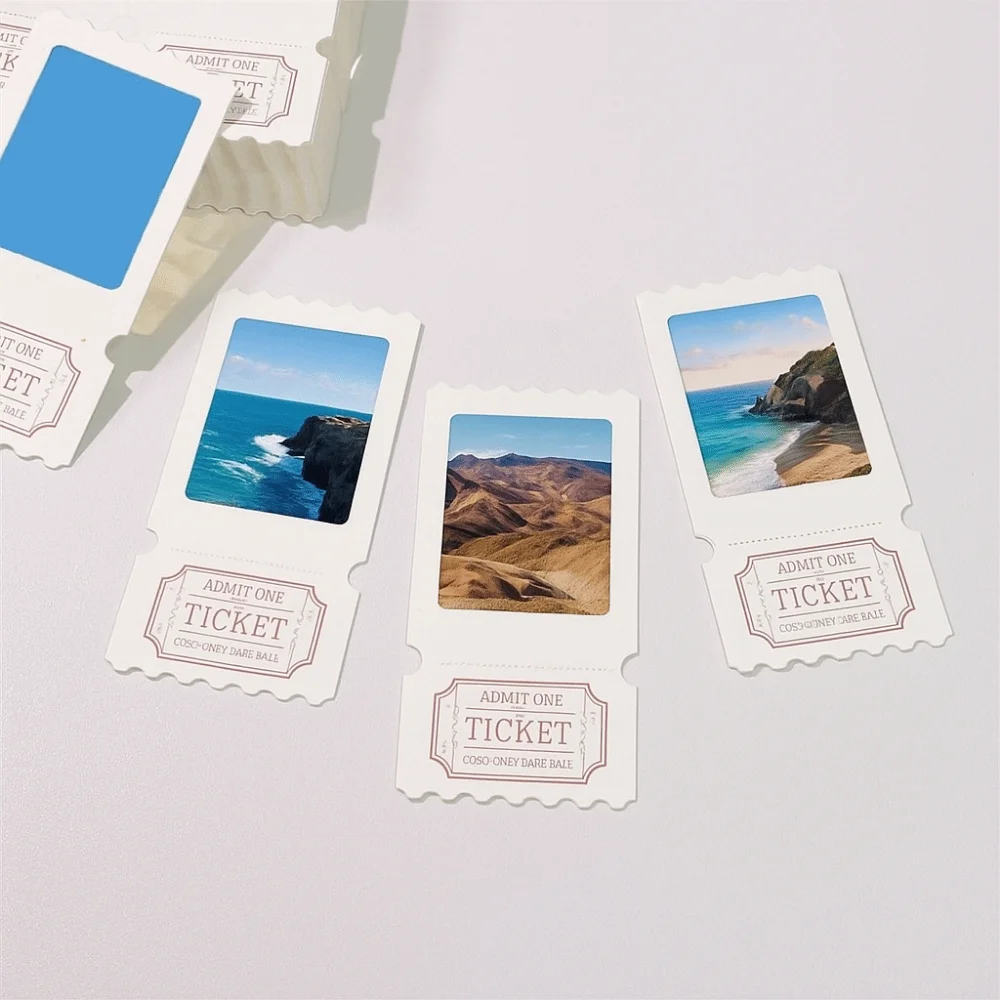 20Pcs Paper Film Ticket Root Bookmark Collectible Blank Slideshow Transparent Card Peripheral DIY Scrapbooking Ticket Root Frame
20Pcs Paper Film Ticket Root Bookmark Collectible Blank Slideshow Transparent Card Peripheral DIY Scrapbooking Ticket Root Frame