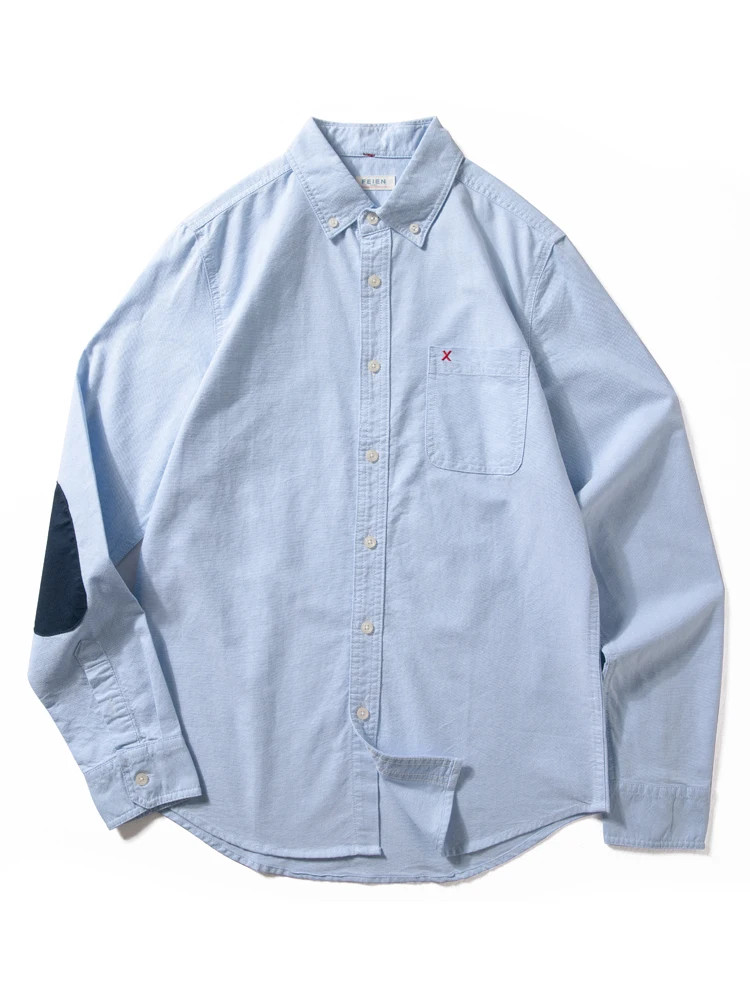 Long Sve Pure Cotton Ox Fabric Men's irt Slim Fit Casual Versatile Elbow Patch Daily Wear Spring Autumn New Arrival
Long Sve Pure Cotton Ox Fabric Men's irt Slim Fit Casual Versatile Elbow Patch Daily Wear Spring Autumn New Arrival