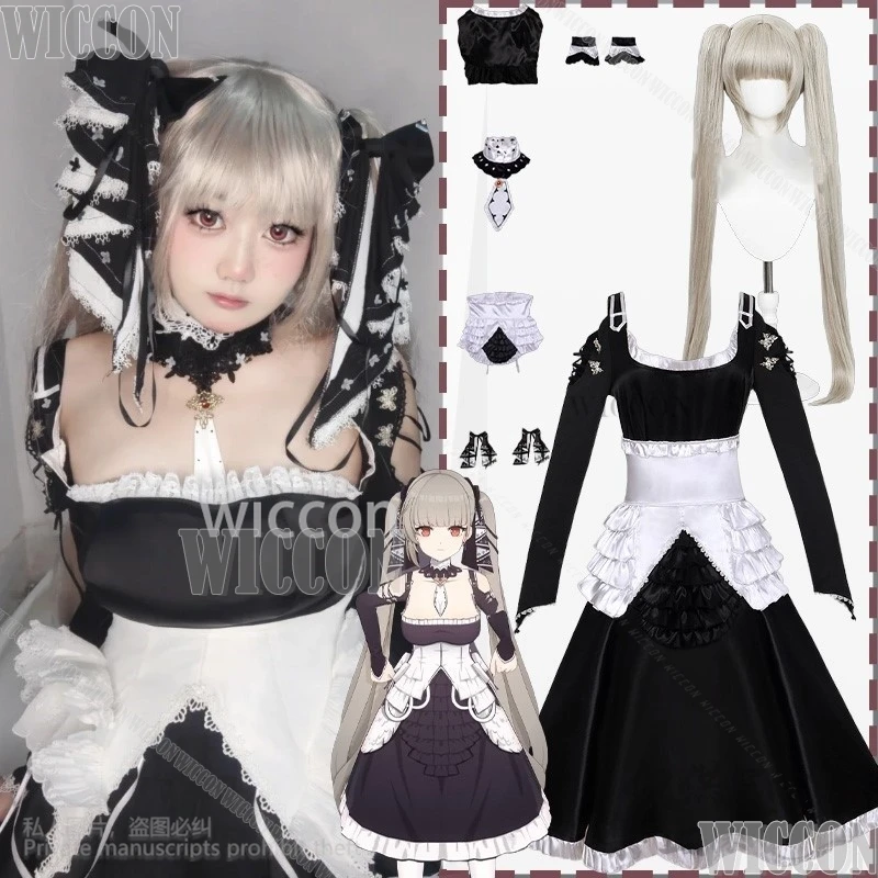 Game Azur Lane Cosplay Formidable Clothes Gothic Black Lace Gorgeous Vintage Lolita Sexy Dress Halloween Carnival Cos Customized
Game Azur Lane Cosplay Formidable Clothes Gothic Black Lace Gorgeous Vintage Lolita Sexy Dress Halloween Carnival Cos Customized