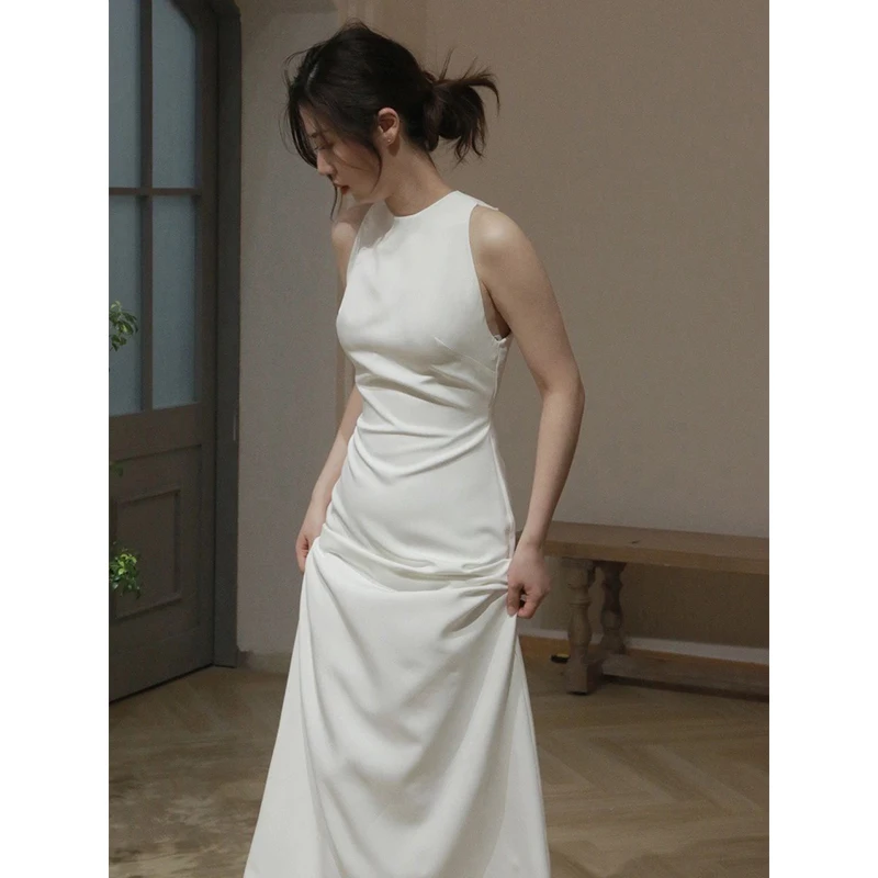 Simple Ele Satin Wedding Dr 2024 New Sle Vintage Feel Travel Photoaphy Bride Gown Winter Welcome Evening Gown
Simple Ele Satin Wedding Dr 2024 New Sle Vintage Feel Travel Photoaphy Bride Gown Winter Welcome Evening Gown