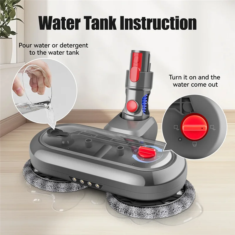 B46B-Multi-Surface Electric Mop Attachments For Dyson V7, V8, V10, V11, V15 Vacuum Cleaners - Hard Floor Accessories
B46B-Multi-Surface Electric Mop Attachments For Dyson V7, V8, V10, V11, V15 Vacuum Cleaners - Hard Floor Accessories