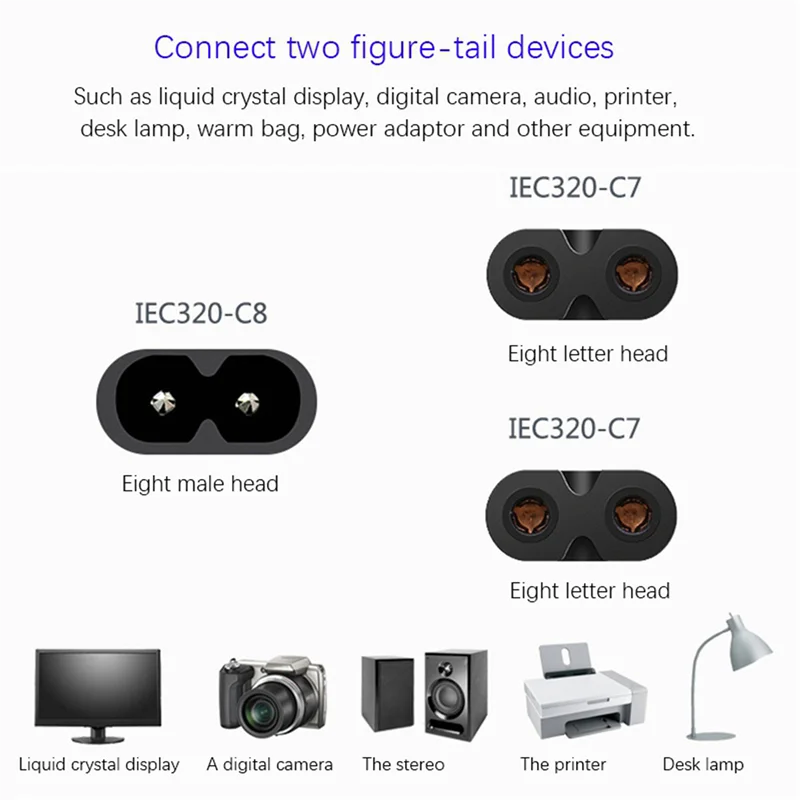 REPLA-3X IEC320 C8 To 2X C7 Y Разделенный шнур питания переменного тока, кабель питания переменного тока IEC Figure 8 «папа» на 2 «мама» 1–2 выхода
REPLA-3X IEC320 C8 To 2X C7 Y Разделенный шнур питания переменного тока, кабель питания переменного тока IEC Figure 8 «папа» на 2 «мама» 1–2 выхода