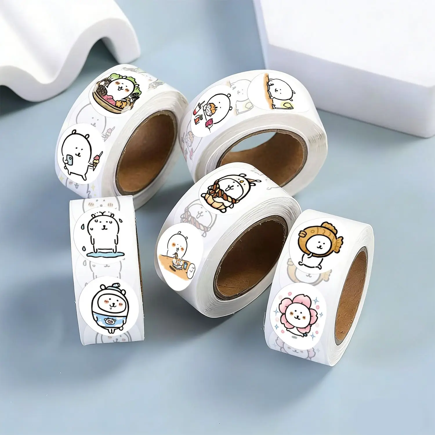 Nagano Self-Deprecating Bear Sticker Roll Kawaii Funny Round Labels Diary Decoration Journal Planner Stationery Gift Girls Cute
Nagano Self-Deprecating Bear Sticker Roll Kawaii Funny Round Labels Diary Decoration Journal Planner Stationery Gift Girls Cute