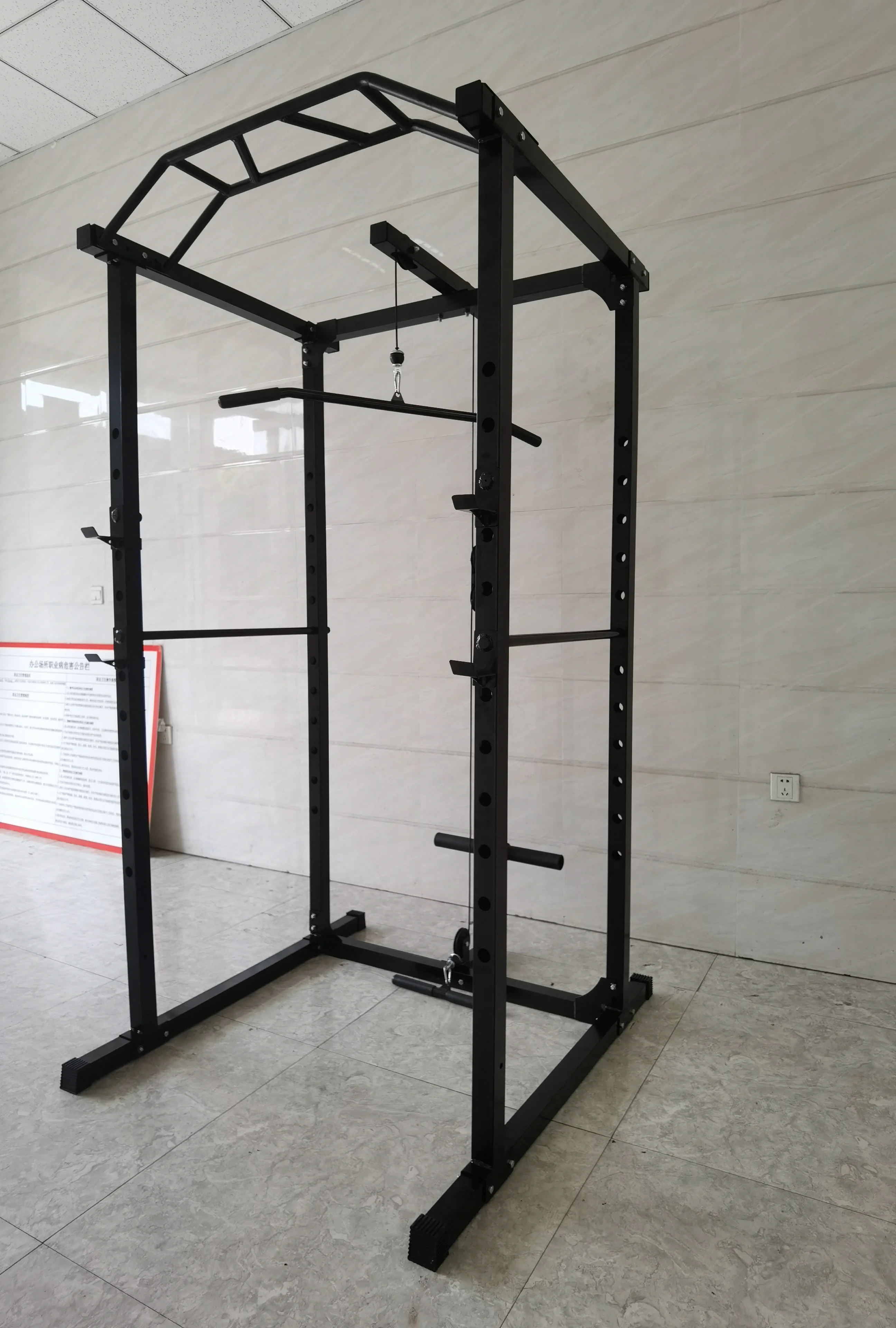 Squat Rack Power Cage with | Optional Pulldown & Leg Holdown Attachment | Squat
Squat Rack Power Cage with | Optional Pulldown & Leg Holdown Attachment | Squat