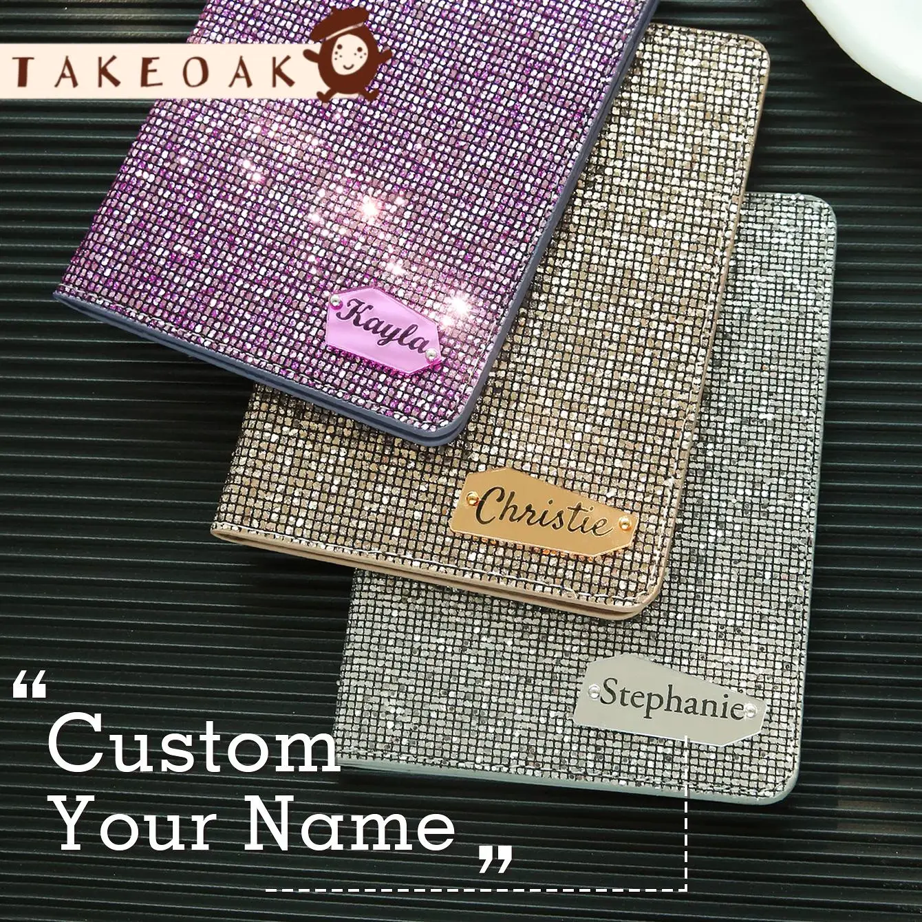 Personalized Name Passport Holder with Disco Ball Sequins Custom Unique Passport Holder with Shiny Mirror Name Tag Souvenir Gift
Personalized Name Passport Holder with Disco Ball Sequins Custom Unique Passport Holder with Shiny Mirror Name Tag Souvenir Gift