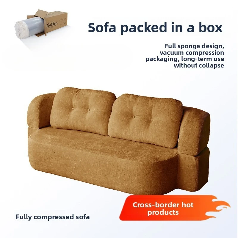 Nordic Living Room Lounge Sofa Bed Dual-purpose Small Apartment Compressed Sponge Sofa Boneless Lazy Floor Divano Furniture Home
Nordic Living Room Lounge Sofa Bed Dual-purpose Small Apartment Compressed Sponge Sofa Boneless Lazy Floor Divano Furniture Home