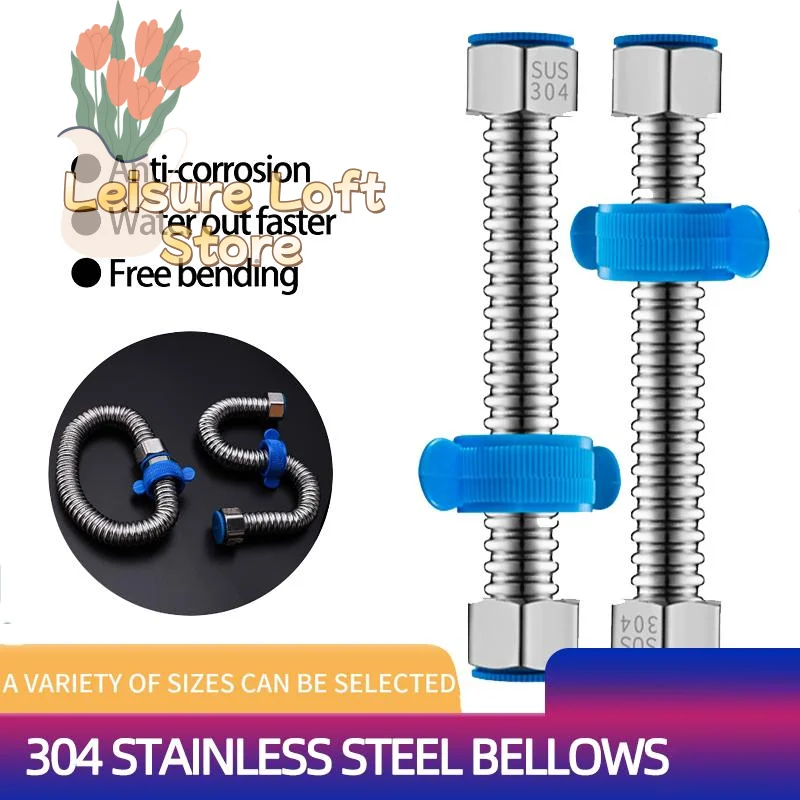 Stainless Steel Corrugated Pipe 3 4 Inch Flexible Metal Hose Leak Proof Water Heater Connection Pipe for Bathroom Plumbing
Stainless Steel Corrugated Pipe 3 4 Inch Flexible Metal Hose Leak Proof Water Heater Connection Pipe for Bathroom Plumbing