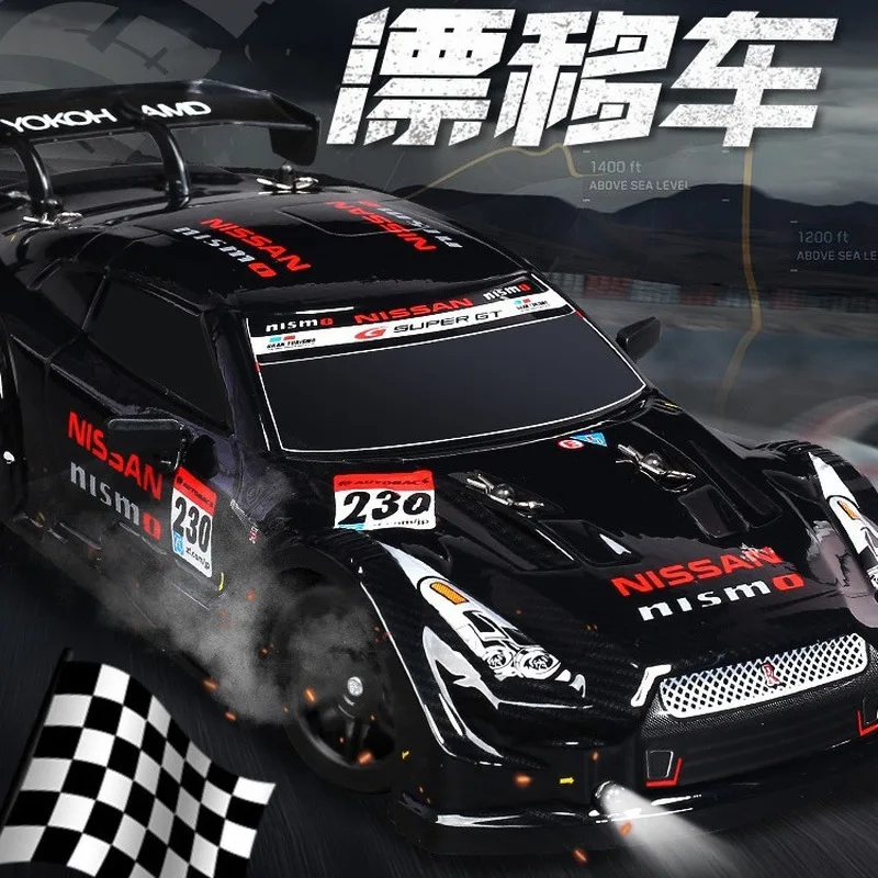 Cross border GTR lighting four-wheel drive high-speed drift car with long range, electric RC remote control car model toy
Cross border GTR lighting four-wheel drive high-speed drift car with long range, electric RC remote control car model toy