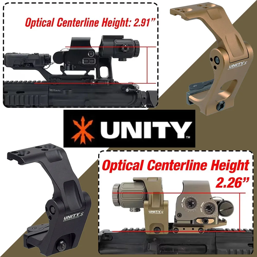 Unity 2.26"2.91" Scope Riser Mount FTC Magnifier Scope Mount Unity Fast FTC Folding Mount For Eotech G33 G43 G45 EXPS3 XPS3 558
Unity 2.26"2.91" Scope Riser Mount FTC Magnifier Scope Mount Unity Fast FTC Folding Mount For Eotech G33 G43 G45 EXPS3 XPS3 558