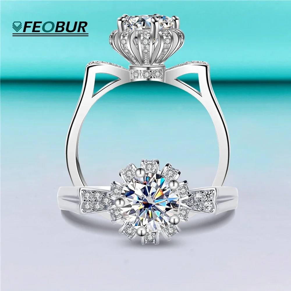 D Color Moissanite Rings for Women 925 Sterling Silver Engagement Wedding Band Fashion Flower Bud Cat Ears Ring Romantic Jewelry
D Color Moissanite Rings for Women 925 Sterling Silver Engagement Wedding Band Fashion Flower Bud Cat Ears Ring Romantic Jewelry