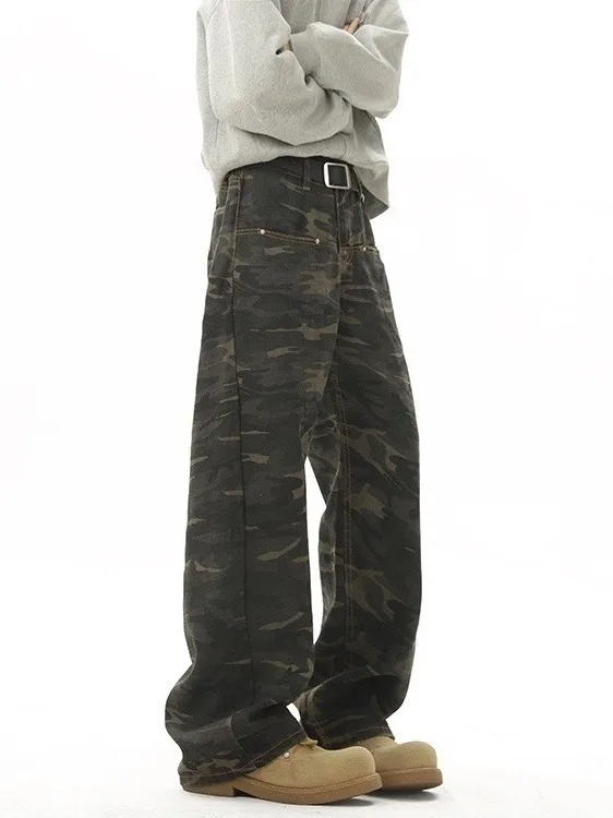 Мужские джинсы American Sle в камуфляжном стиле, свободные прямые брюки, повседневные длинные брюки, уличный дизайн, модные брендовые джинсы
Мужские джинсы American Sle в камуфляжном стиле, свободные прямые брюки, повседневные длинные брюки, уличный дизайн, модные брендовые джинсы