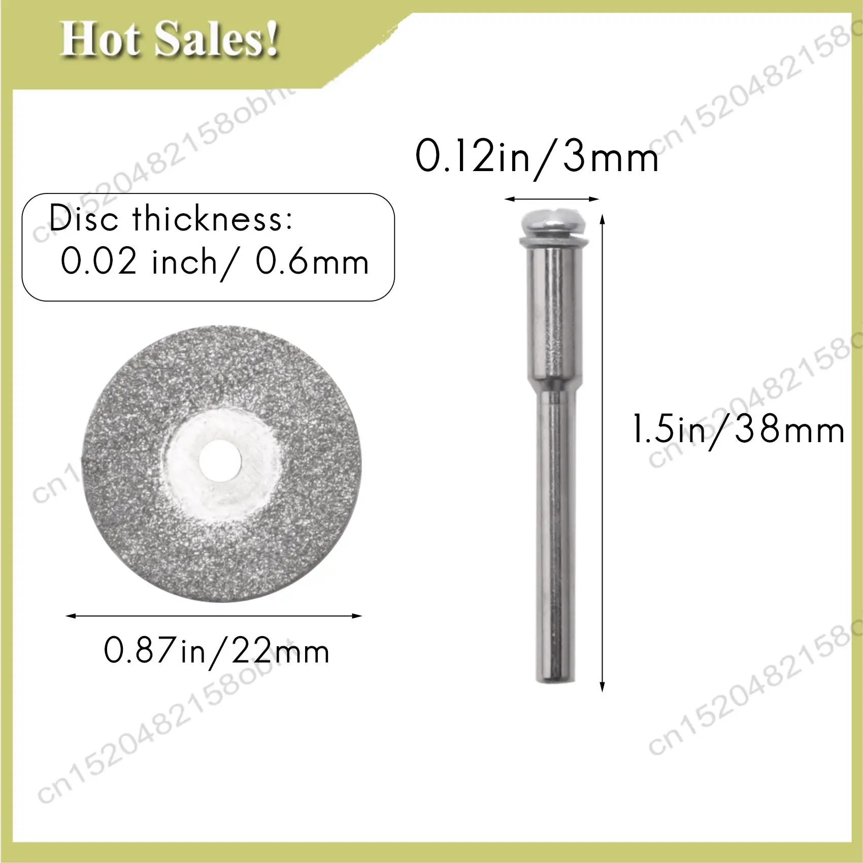 -PQWN 20 Pieces 22 Mm Diamond Cutting Wheel Cut Off Discs Coated Rotary Tools With 4 Pack Mandrel Rotary Tool For Drill Dremel
-PQWN 20 Pieces 22 Mm Diamond Cutting Wheel Cut Off Discs Coated Rotary Tools With 4 Pack Mandrel Rotary Tool For Drill Dremel