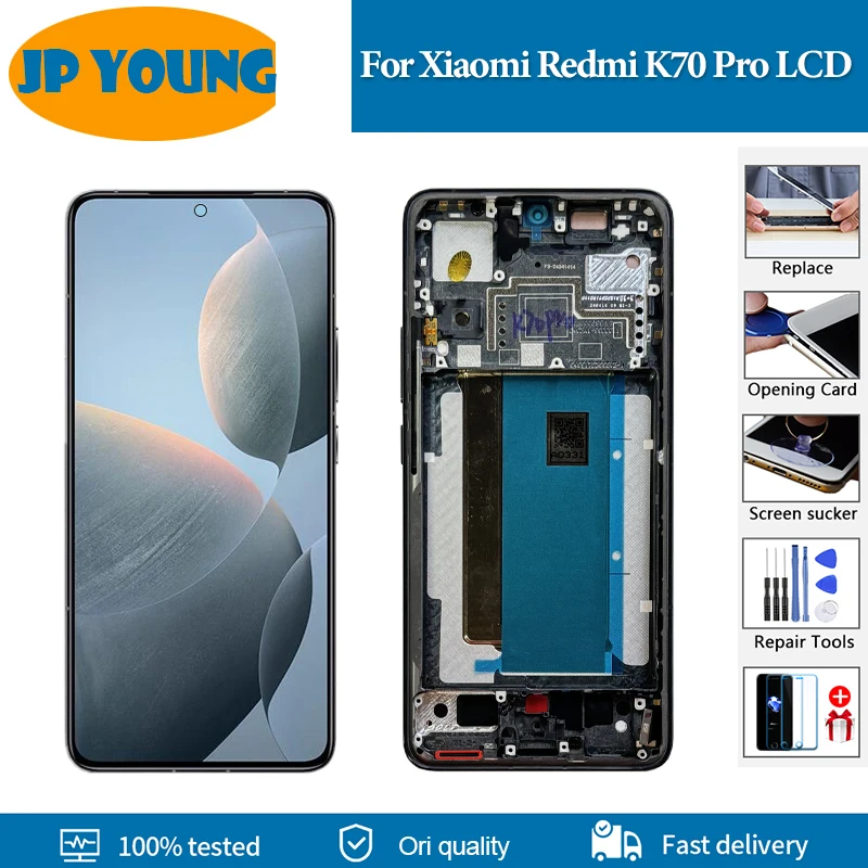 6,67 "OLED для Xiaomi Redmi K70 Pro ЖК-дисплей 23117RK66C сенсорный экран для Redmi K70 Pro Замена дигитайзера в сборе
6,67 "OLED для Xiaomi Redmi K70 Pro ЖК-дисплей 23117RK66C сенсорный экран для Redmi K70 Pro Замена дигитайзера в сборе