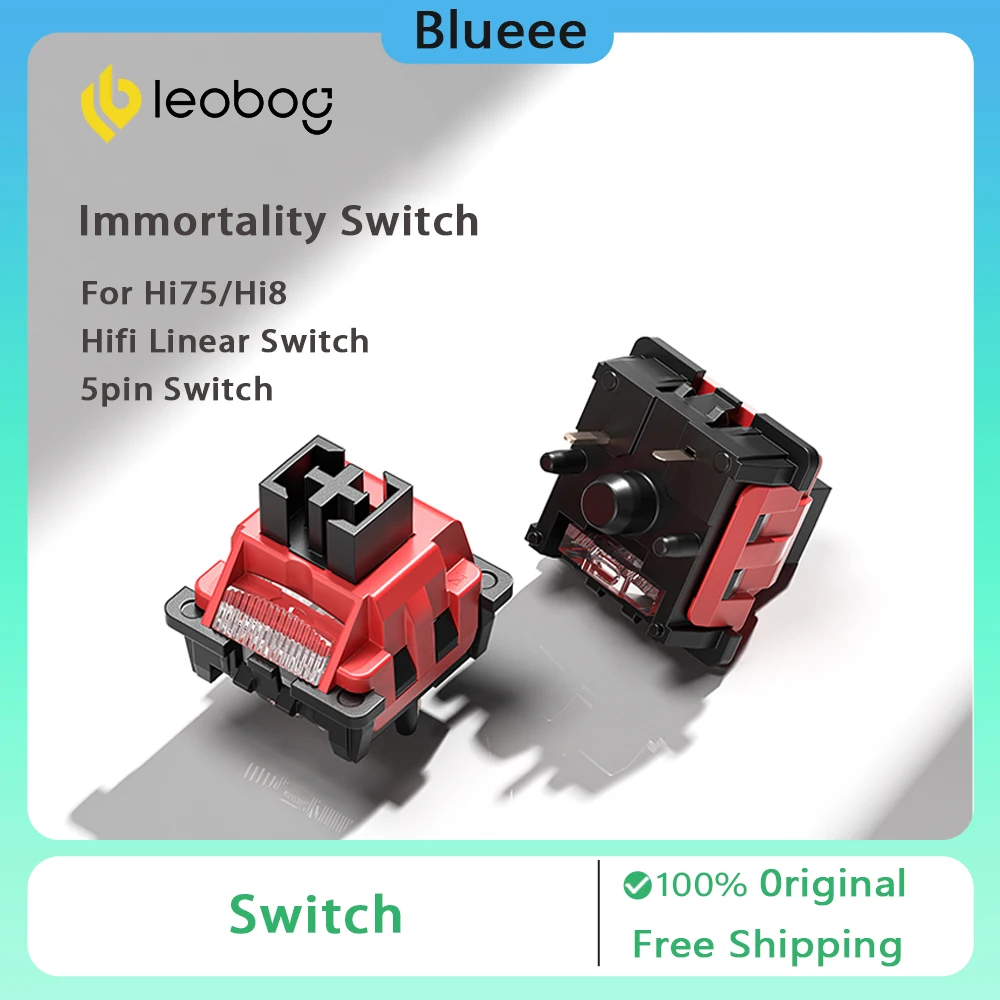Переключатель Immortality LEOBOG для Hi75/Hi8 Gamer, механическая клавиатура, индивидуальный Hi-Fi линейный переключатель, материал из помпона, 5-контактный переключатель, аксессуары
Переключатель Immortality LEOBOG для Hi75/Hi8 Gamer, механическая клавиатура, индивидуальный Hi-Fi линейный переключатель, материал из помпона, 5-контактный переключатель, аксессуары