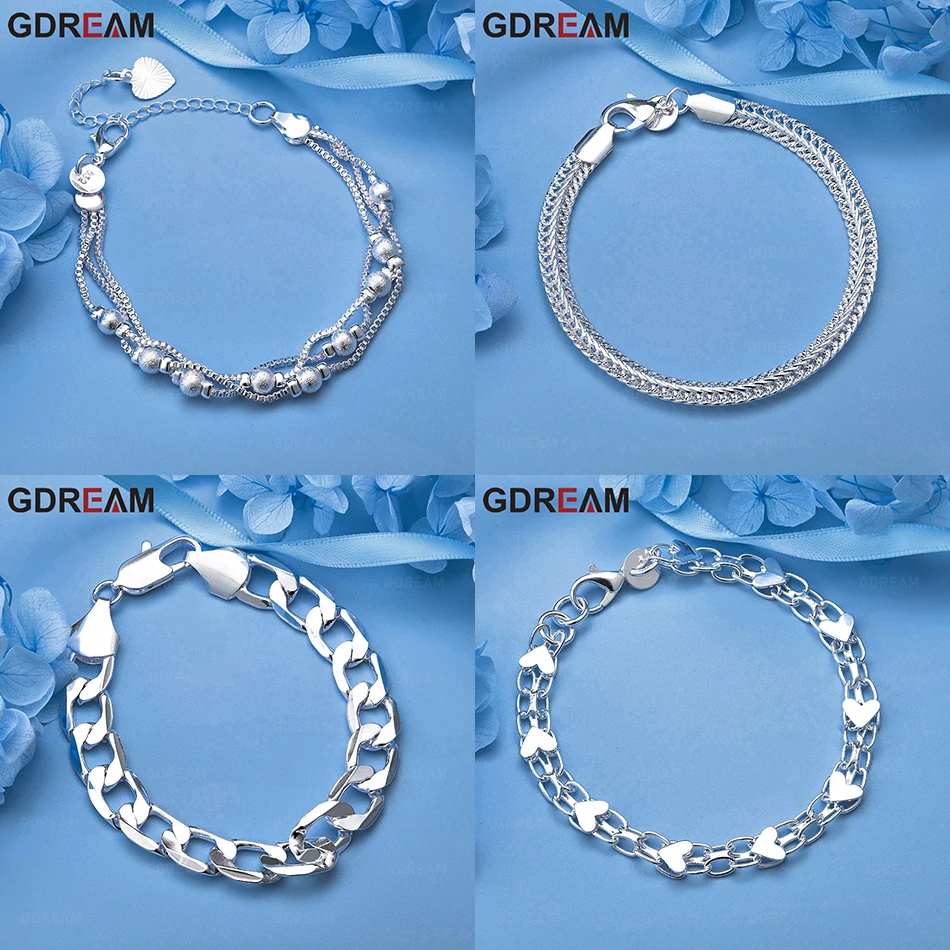 GDREAM 925 Sterling Silver Snake Chain Bracelet Women'S Creative Temperament Accessories Party Jewelry
GDREAM 925 Sterling Silver Snake Chain Bracelet Women'S Creative Temperament Accessories Party Jewelry