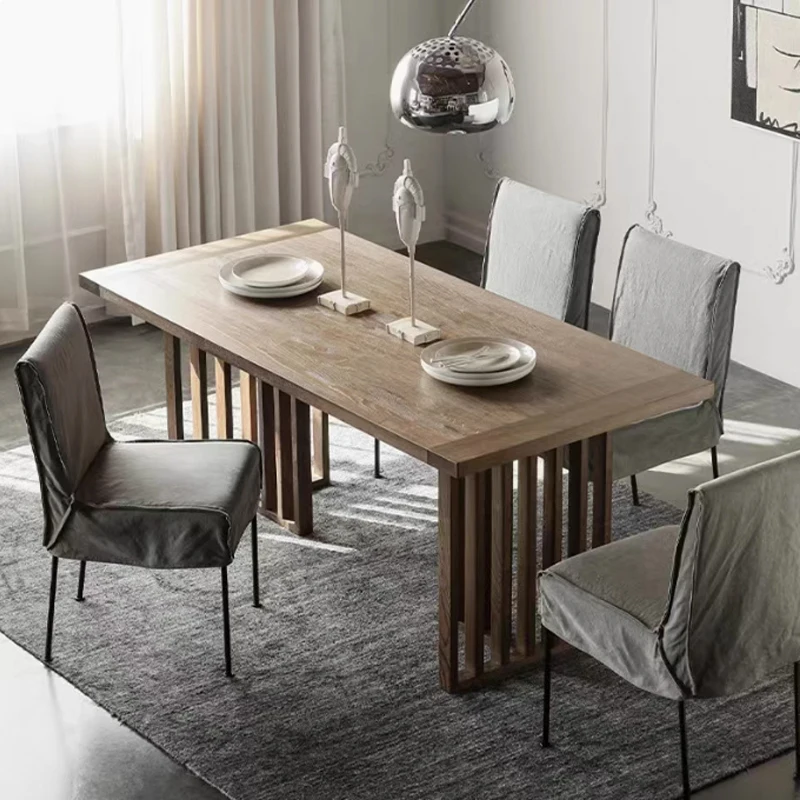 !@China Manufacturer Home Vintage Dinner Table Designs Dining Furniture 6 Seater Dining Table Set Wooden Modern
!@China Manufacturer Home Vintage Dinner Table Designs Dining Furniture 6 Seater Dining Table Set Wooden Modern