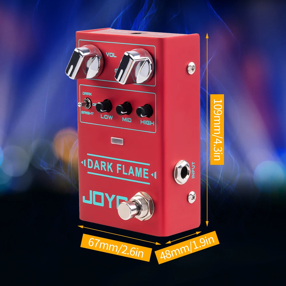 JOYO R-17 High Gain Distortion Guitar Pedal 3-Band EQ Effector DC 9V Power Supply for Recording Live Performances Accessories
JOYO R-17 High Gain Distortion Guitar Pedal 3-Band EQ Effector DC 9V Power Supply for Recording Live Performances Accessories