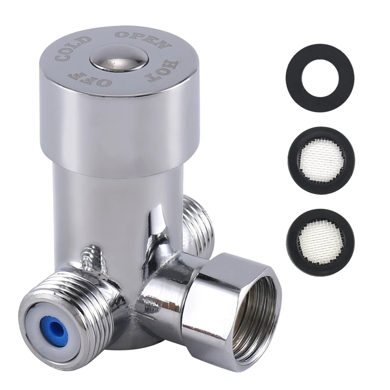 G1/2 Hot Cold Water Mixing Valve Thermostatic Mixer Temperature Control For Automatic Faucet
G1/2 Hot Cold Water Mixing Valve Thermostatic Mixer Temperature Control For Automatic Faucet
