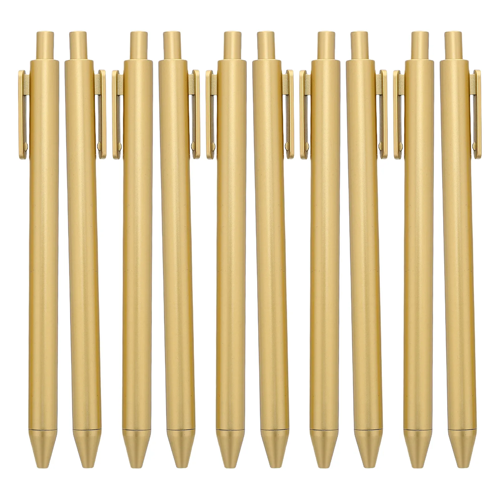 30Pcs Press Type Decorative Ballpoint Pen Gold Clip Slim Design Business Professionals Employee Gift Smooth Writing Office
30Pcs Press Type Decorative Ballpoint Pen Gold Clip Slim Design Business Professionals Employee Gift Smooth Writing Office