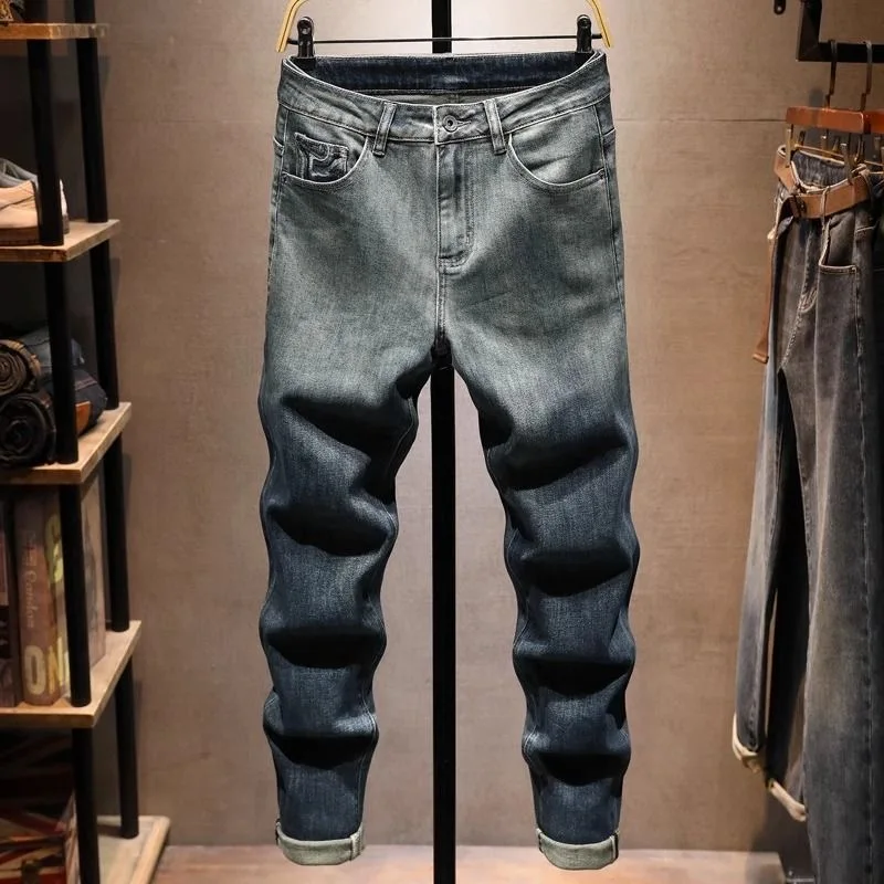 Spring and Autumn New Fashion Solid Color American Retro Straight Leg Stretch Jeans Men Casual Slim Comfortable Breathable Jeans
Spring and Autumn New Fashion Solid Color American Retro Straight Leg Stretch Jeans Men Casual Slim Comfortable Breathable Jeans