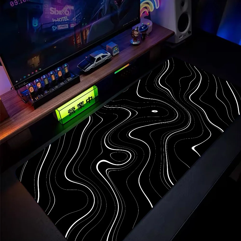 Minimalist Aesthetic White On Black Topographic Lines Abstract Mouse Mat Desk Mat Large Gaming Prime Gaming Keyboard Pad
Minimalist Aesthetic White On Black Topographic Lines Abstract Mouse Mat Desk Mat Large Gaming Prime Gaming Keyboard Pad