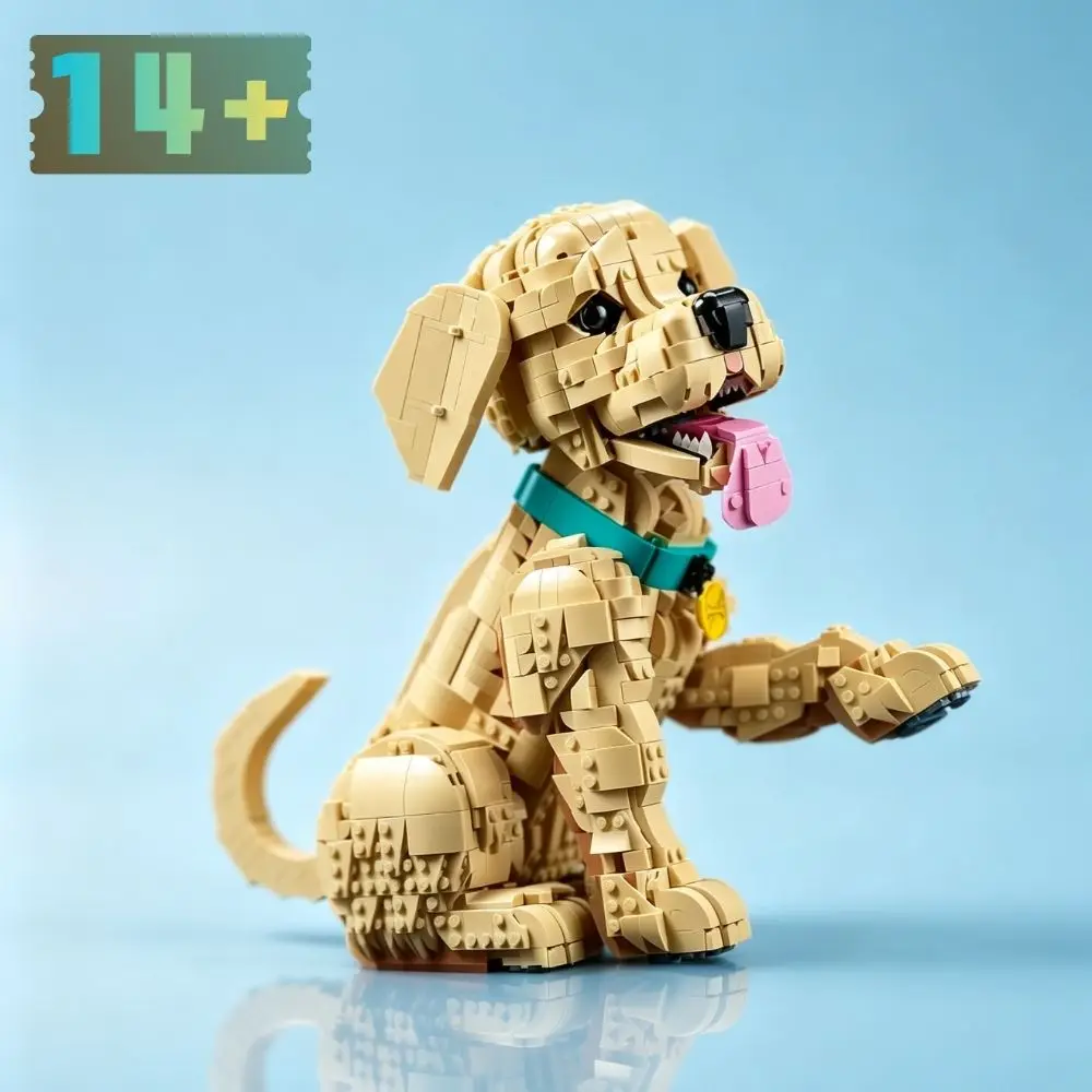 2102PCS Golden 11384 Realistic Retriever Puppy Building Set Creative Animal Model for Adult Collectors & Home Display
2102PCS Golden 11384 Realistic Retriever Puppy Building Set Creative Animal Model for Adult Collectors & Home Display