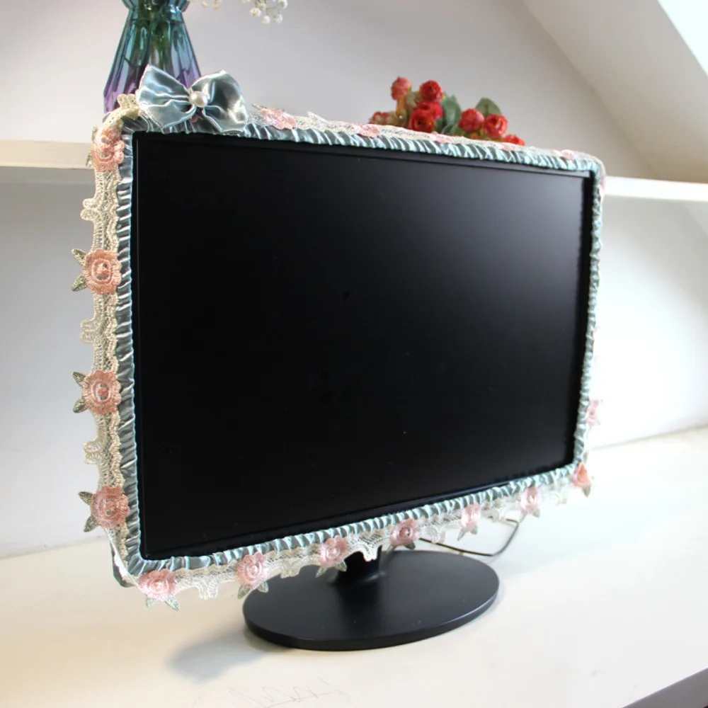 Bow Tie Computer Monitor Cover Lace Design Cute Decorations Monitor Dust Cover Elastic 17-30INCH Computer Frame Protector
Bow Tie Computer Monitor Cover Lace Design Cute Decorations Monitor Dust Cover Elastic 17-30INCH Computer Frame Protector