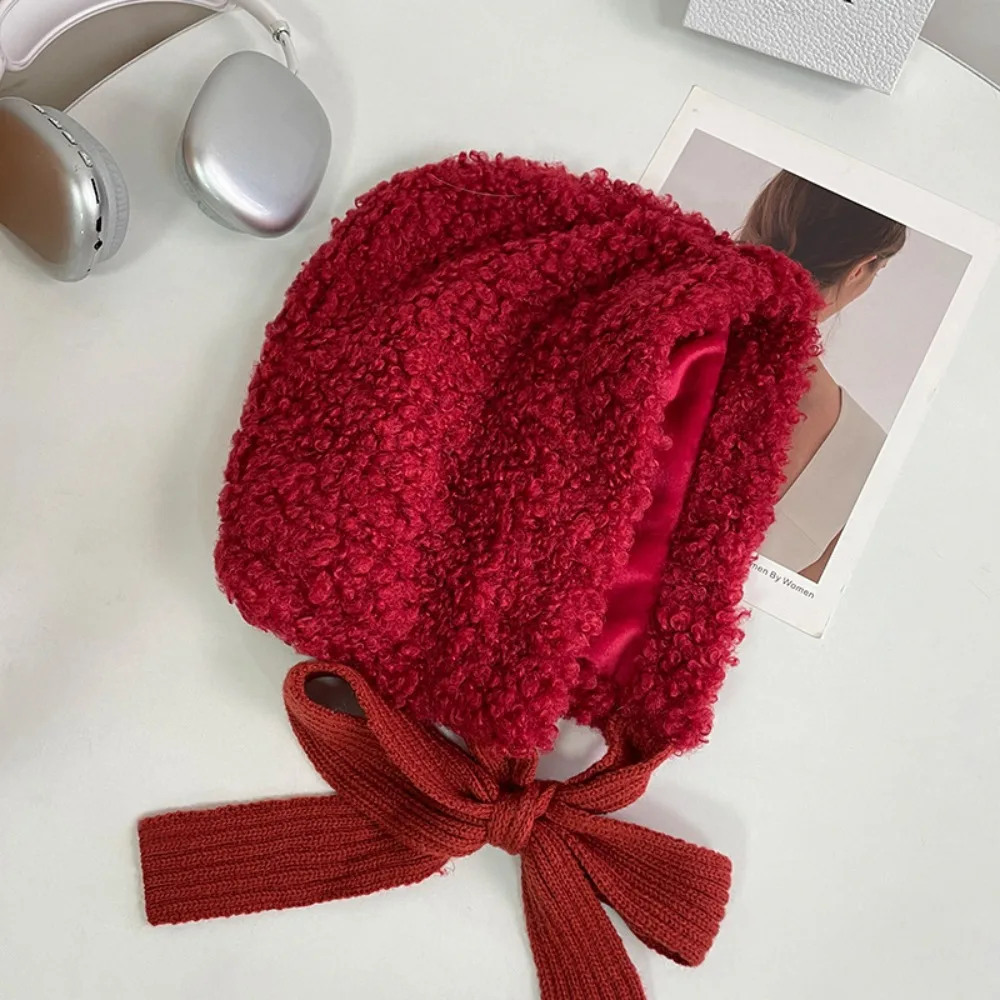 Sweet Thickened Ear Protective Hat Balaclava Windproof Winter Plush Beanies Korean Style Keep Warm Lamb Wool Cap Outdoor
Sweet Thickened Ear Protective Hat Balaclava Windproof Winter Plush Beanies Korean Style Keep Warm Lamb Wool Cap Outdoor