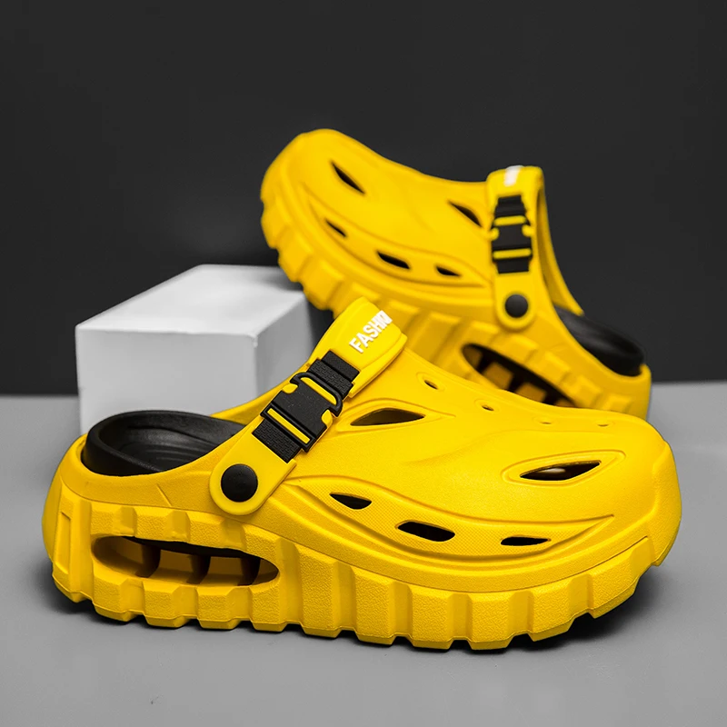 Couple's / Men's Outdoor Beach Clogs, Thick-Soled, Non-Slip, Wear-Resistant, Breathable and Comfortable Summer Sandals
Couple's / Men's Outdoor Beach Clogs, Thick-Soled, Non-Slip, Wear-Resistant, Breathable and Comfortable Summer Sandals