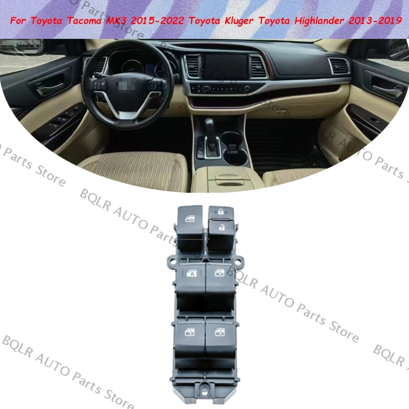 Для Toyota Tacoma MK3 2015-2022 Toyota Kluger Toyota Highlander 2013-2019 главный переключатель окна автомобиля кнопка подъемника стекла
Для Toyota Tacoma MK3 2015-2022 Toyota Kluger Toyota Highlander 2013-2019 главный переключатель окна автомобиля кнопка подъемника стекла