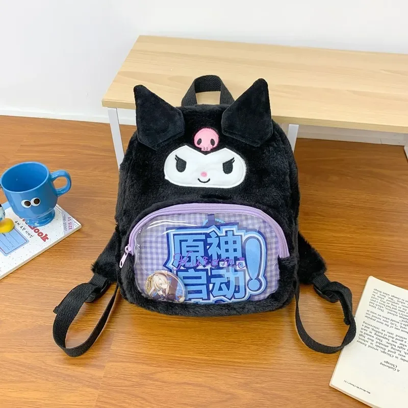 Xiuya Kuromi Womens Backpack Cute Plush Small New Fashion Casual Backpacks Fluffy Transparent Jk Japanese Kawaii Aesthetic Bags
Xiuya Kuromi Womens Backpack Cute Plush Small New Fashion Casual Backpacks Fluffy Transparent Jk Japanese Kawaii Aesthetic Bags