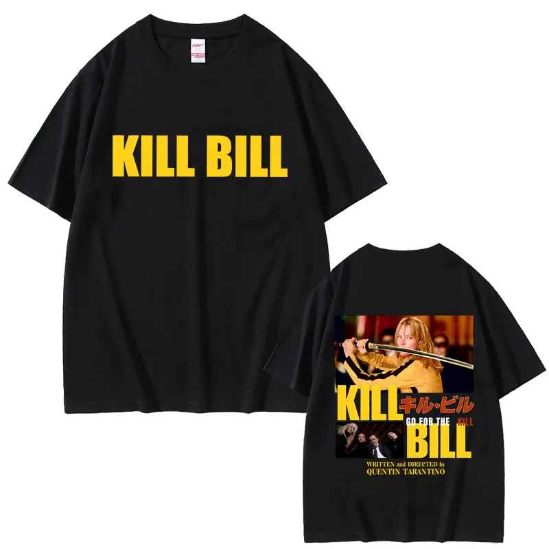 Movie Kill Bill Uma Thurman Play The Bride Graphic T Shirt Famous Director Quentin Tarantino Tshirt Men Women Casual Retro Tees
Movie Kill Bill Uma Thurman Play The Bride Graphic T Shirt Famous Director Quentin Tarantino Tshirt Men Women Casual Retro Tees
