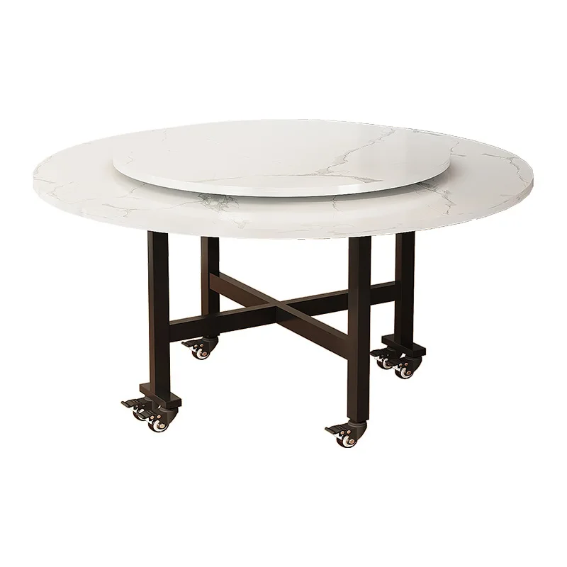 Folding large round table diningrotating plate household dining foldable small apartment round dining table
Folding large round table diningrotating plate household dining foldable small apartment round dining table