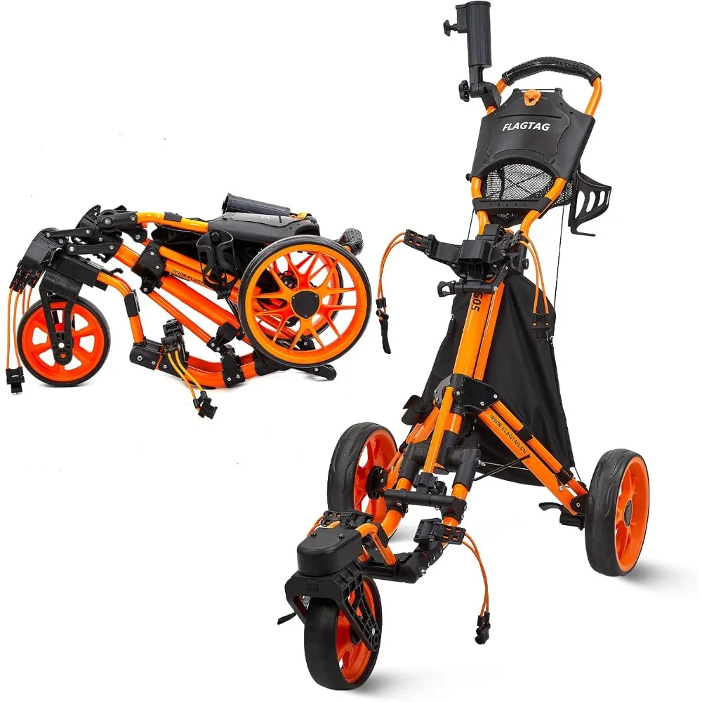 Golf Push Cart 3 Wheel with 360 Swivel Front Wheel,Lightweight and Foldable Walking Golf Cart,One-Click Foldable,with Foot Brake
Golf Push Cart 3 Wheel with 360 Swivel Front Wheel,Lightweight and Foldable Walking Golf Cart,One-Click Foldable,with Foot Brake