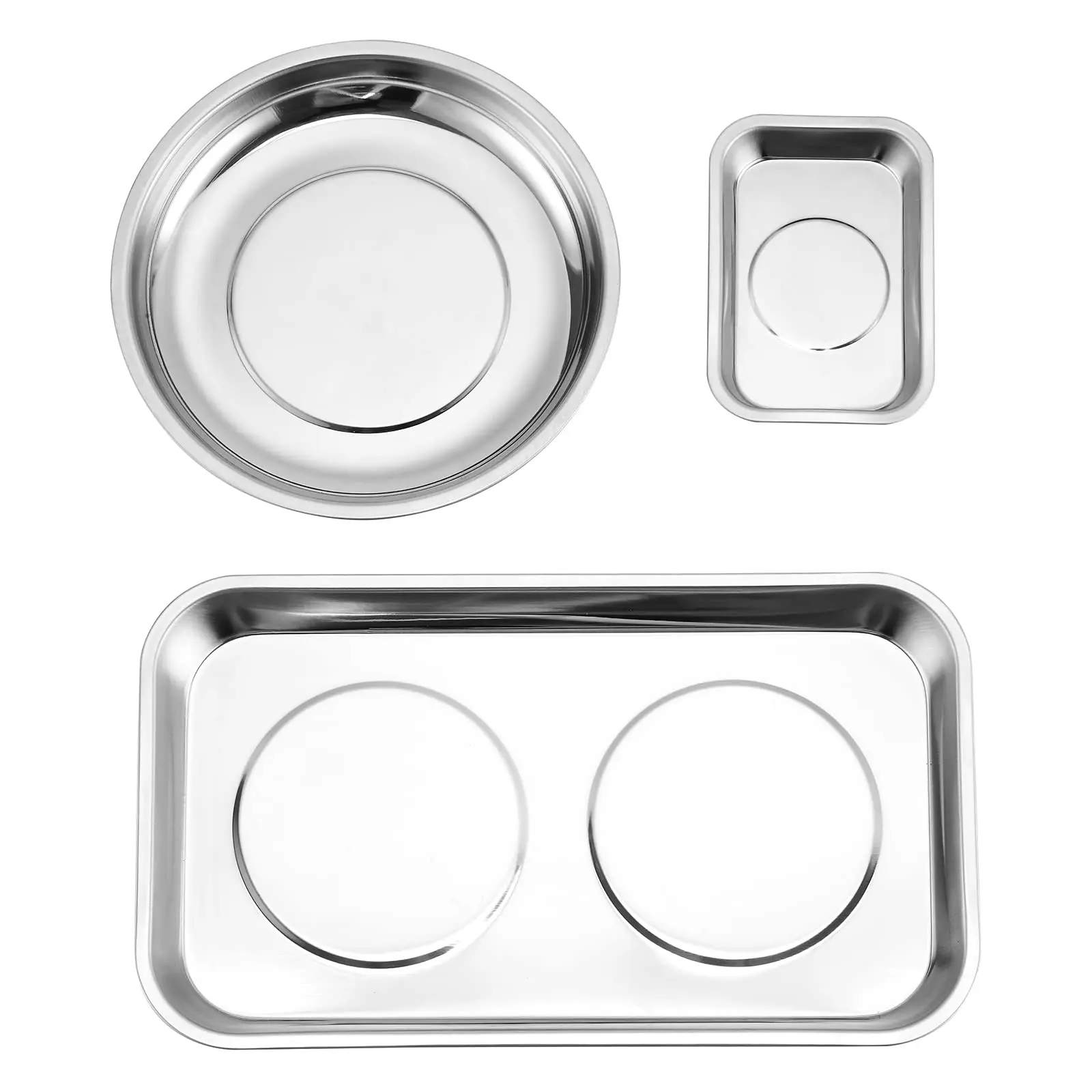 Round Square Magnetic Parts Tray Stainless Steel Bowl Durable Mechanic Tool Organizer for Garage Auto Repair Prevent Loss
Round Square Magnetic Parts Tray Stainless Steel Bowl Durable Mechanic Tool Organizer for Garage Auto Repair Prevent Loss