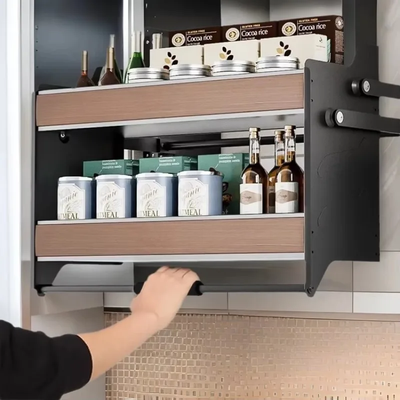 Kitchen Wall Cabinet Pull-down Basket Open Door Type Seasoning Basket Pull-down Type Kitchen Cabinet Bowl Basket
Kitchen Wall Cabinet Pull-down Basket Open Door Type Seasoning Basket Pull-down Type Kitchen Cabinet Bowl Basket