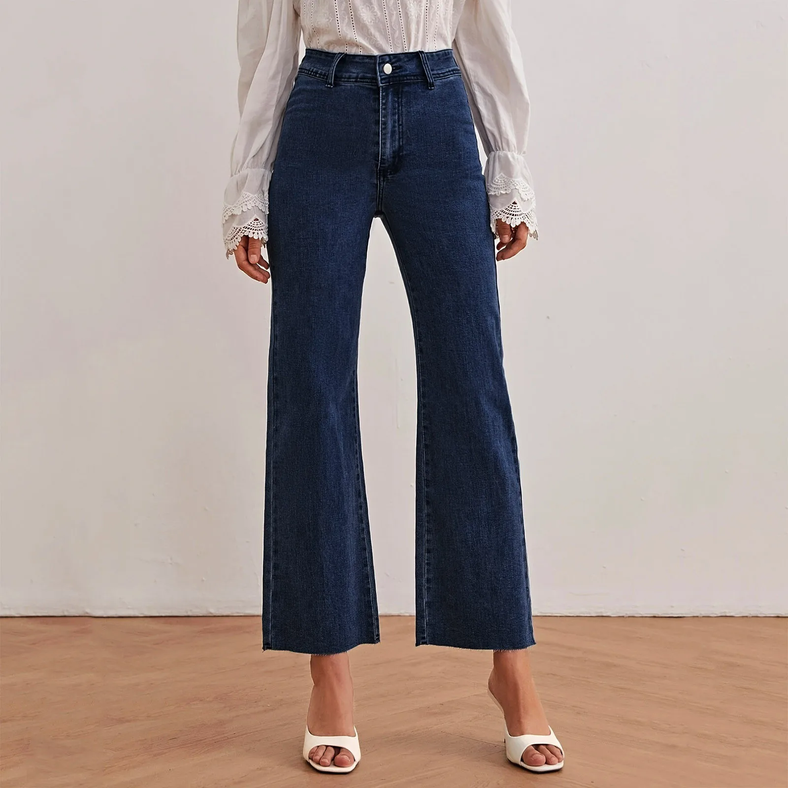 Color High Women Elastic Denim Pocket Jeans Solid Waist Slim Button Pants Women's Jeans Basic Pants For Women Outfits
Color High Women Elastic Denim Pocket Jeans Solid Waist Slim Button Pants Women's Jeans Basic Pants For Women Outfits