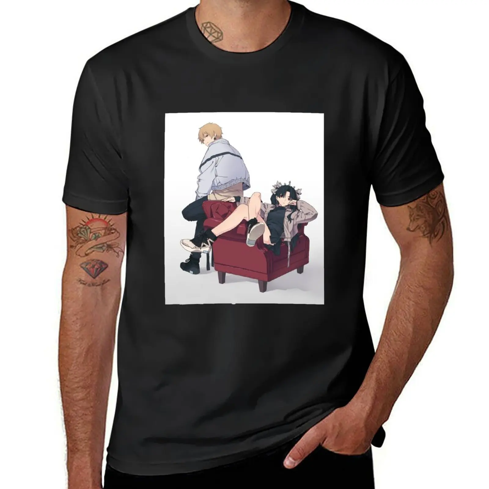 Ishtar and Gilgamesh looking cool T-Shirt korean fashion quick drying customs mens big and tall t shirts
Ishtar and Gilgamesh looking cool T-Shirt korean fashion quick drying customs mens big and tall t shirts