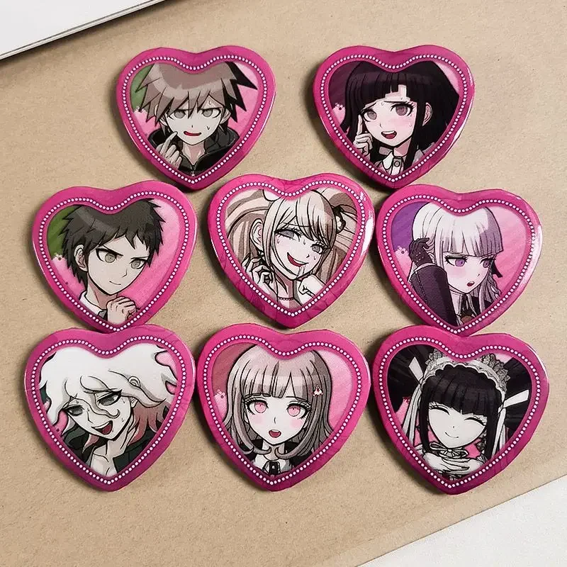 Значок любви Danganronpa Mikan Tsumiki Nagito Komaeda Hinata Hajime Nanami ChiaKi, металлический значок в стиле аниме, сумки, брошь, булавка, подарок для косплея
Значок любви Danganronpa Mikan Tsumiki Nagito Komaeda Hinata Hajime Nanami ChiaKi, металлический значок в стиле аниме, сумки, брошь, булавка, подарок для косплея