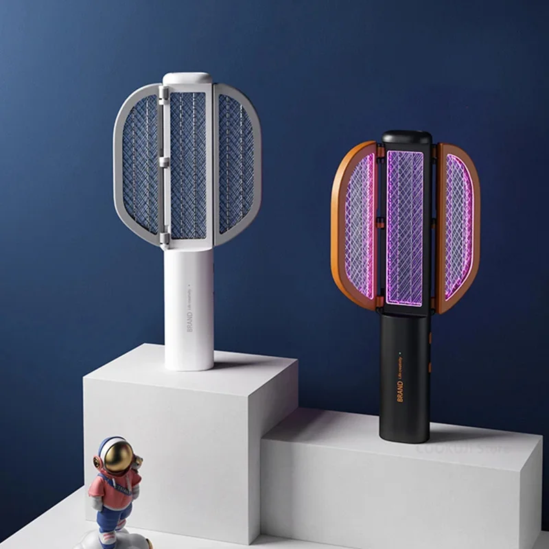 Electric Flies Killer Light USB Fold Rechargeable Mosquito Swatter Household Mosquito Trap Racket Anti Insect Bug Zapper
Electric Flies Killer Light USB Fold Rechargeable Mosquito Swatter Household Mosquito Trap Racket Anti Insect Bug Zapper