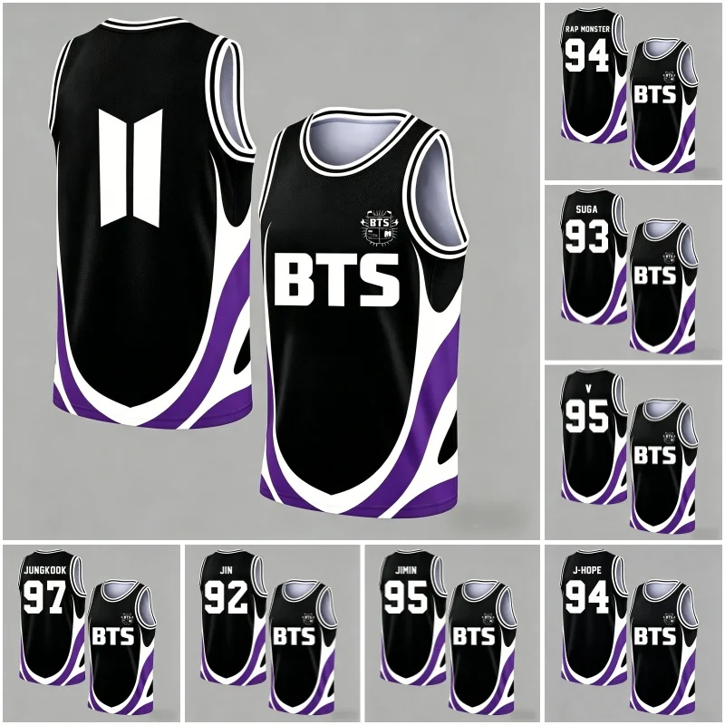 NEW 2026 Unisex Kpop Group Member Basketball Jersey Tank Top Breathable Mesh Casual Streetwear Sports Vest for Kpop Fans Gift
NEW 2026 Unisex Kpop Group Member Basketball Jersey Tank Top Breathable Mesh Casual Streetwear Sports Vest for Kpop Fans Gift