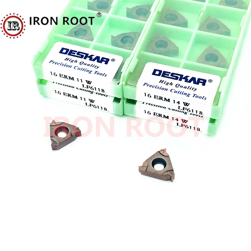 Твердосплавные пластины для резьбы Deskar 16ERM 1.0ISO,1.5ISO, LF6118, токарные вставки, фрезерные инструменты для станка с ЧПУ для нержавеющей стали
Твердосплавные пластины для резьбы Deskar 16ERM 1.0ISO,1.5ISO, LF6118, токарные вставки, фрезерные инструменты для станка с ЧПУ для нержавеющей стали