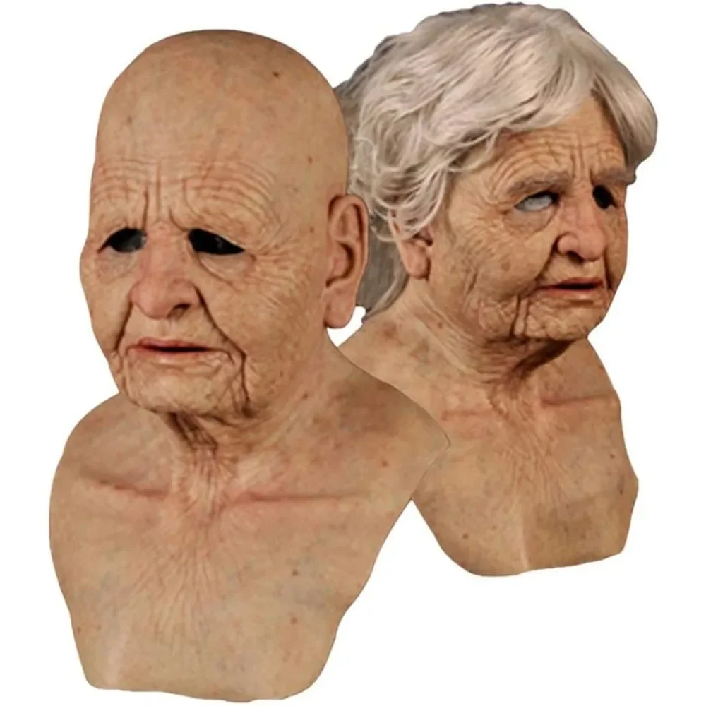 Old for Woman Mask, Realistic Headgear Decoration Old Man Mask, Halloween Latex Mask Halloween Party Costume Props
Old for Woman Mask, Realistic Headgear Decoration Old Man Mask, Halloween Latex Mask Halloween Party Costume Props