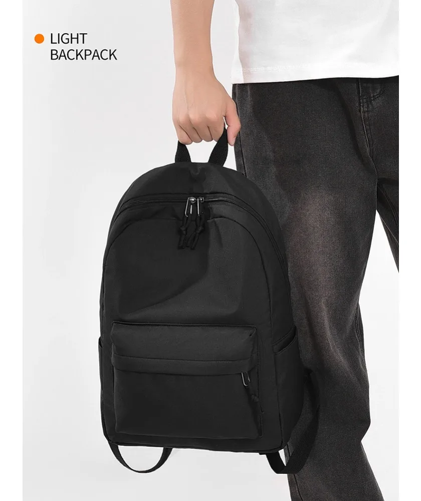 Backpack Women's casual backpack Large capacity student schoolbag New simple travel backpack Solid color
Backpack Women's casual backpack Large capacity student schoolbag New simple travel backpack Solid color
