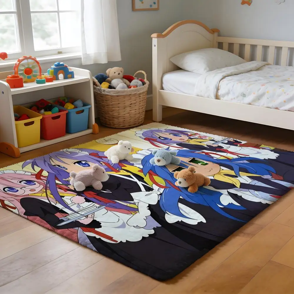 Floor Mat Soft Flannel Rug Non-Slip Absorbent Mat for Bathroom Bedroom Home Decor Kawaii Anime Lucky Star Izumi Konata
Floor Mat Soft Flannel Rug Non-Slip Absorbent Mat for Bathroom Bedroom Home Decor Kawaii Anime Lucky Star Izumi Konata