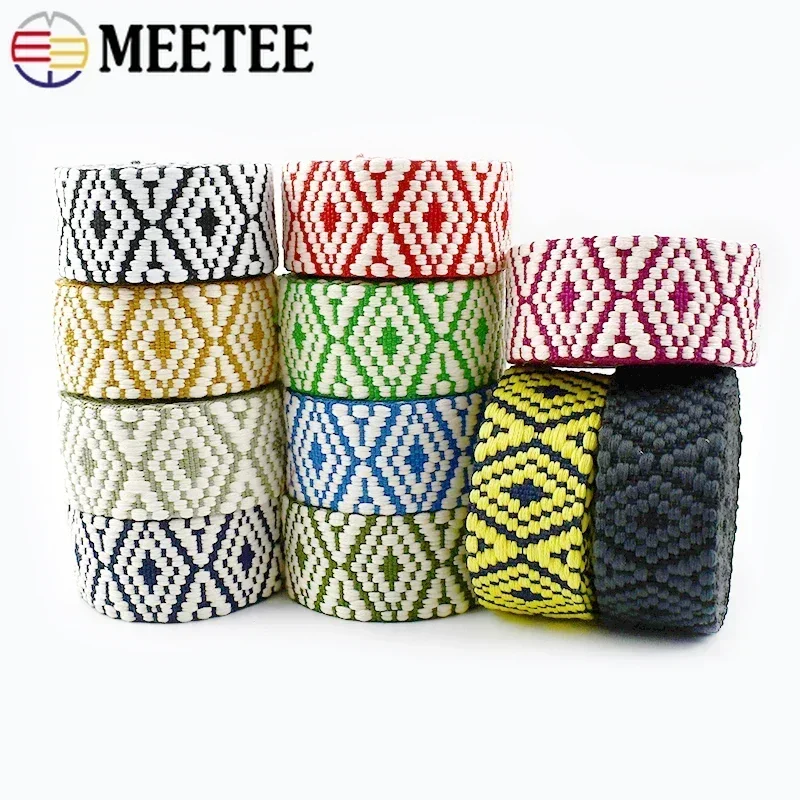 1/2/5M 38mm Polyester Jacquard Webbing Bag Shoulder Strap Lanyard Luggage Clothes Ribbon Band Binding Tape DIY Sewing Accessory
1/2/5M 38mm Polyester Jacquard Webbing Bag Shoulder Strap Lanyard Luggage Clothes Ribbon Band Binding Tape DIY Sewing Accessory
